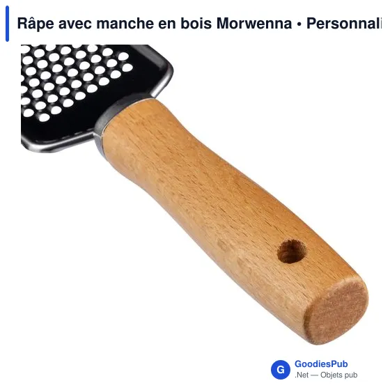 Râpe personnalisable avec logo - Morwenna en bois - Image 5
