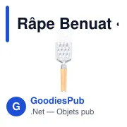 Râpe Benuat - Miniature 4