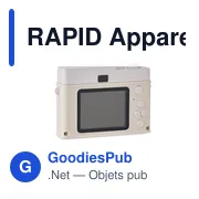 Appareil photo numérique personnalisable avec logo - RAPID - Miniature 2