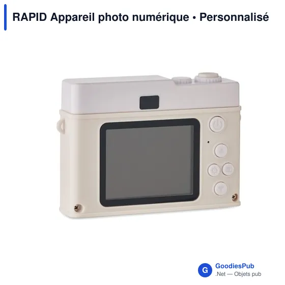 Appareil photo numérique personnalisable avec logo - RAPID - Image 2