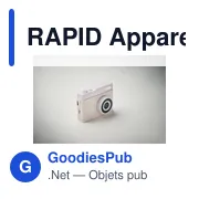 Appareil photo numérique personnalisable avec logo - RAPID - Miniature 4