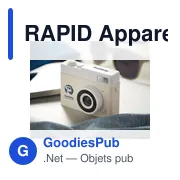 Appareil photo numérique personnalisable avec logo - RAPID - Miniature 5