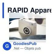 Appareil photo numérique personnalisable avec logo - RAPID - Miniature 6