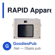 Appareil photo numérique personnalisable avec logo - RAPID - Miniature 7