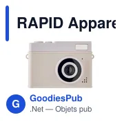 Appareil photo numérique personnalisable avec logo - RAPID - Miniature 8