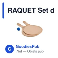 RAQUET Set de tennis plage - Miniature 3