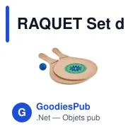 RAQUET Set de tennis plage - Miniature 5