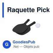 Raquette Pickle Ball Wenop - Miniature 3
