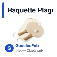 Raquette Plage Bubbak - Miniature 2