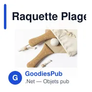 Raquette Plage Bubbak - Miniature 5