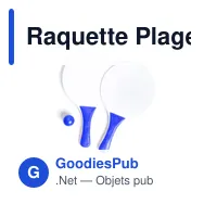 Raquette Plage Cupsol - Miniature 1