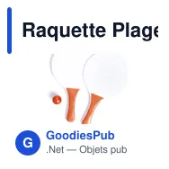 Raquette Plage Cupsol - Miniature 3