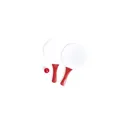 Variante rouge - Raquette Plage Cupsol