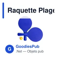 Raquette Plage Faluk - Miniature 3