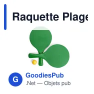Raquette Plage Faluk - Miniature 5