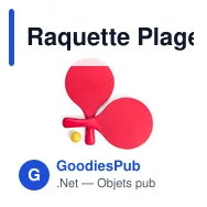 Raquette Plage Faluk - Miniature 9