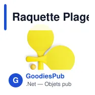 Raquette Plage Faluk - Miniature 10