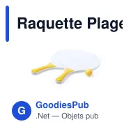 Raquette Plage Kongal - Miniature 5