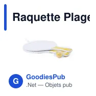 Raquette Plage Kongal - Miniature 10