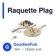 Raquette Plage Pecter - Miniature 1