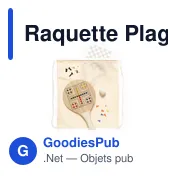 Raquette Plage Pecter - Miniature 2