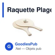 Raquette Plage Saiker - Miniature 3