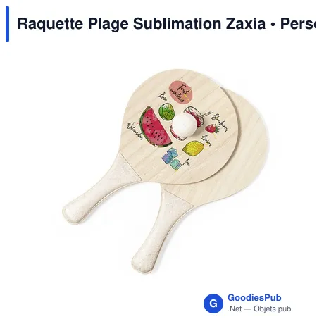Raquette Plage Sublimation Zaxia