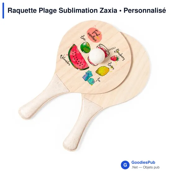 Raquette Plage Sublimation Zaxia - Image 2