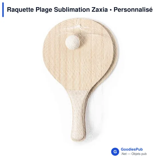Raquette Plage Sublimation Zaxia - Image 3