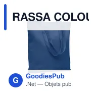 RASSA COLOURED Sac shopping en toile 270 gr/m² - Miniature 1