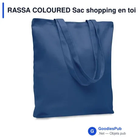 RASSA COLOURED Sac shopping en toile 270 gr/m²