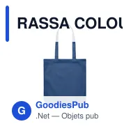 RASSA COLOURED Sac shopping en toile 270 gr/m² - Miniature 2