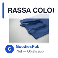 RASSA COLOURED Sac shopping en toile 270 gr/m² - Miniature 5