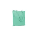 Variante vert menthe - RASSA COLOURED Sac shopping en toile 270 gr/m²
