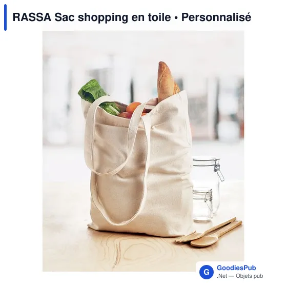 RASSA Sac shopping en toile - Image 3