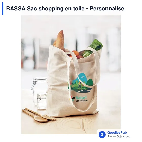 RASSA Sac shopping en toile - Image 4