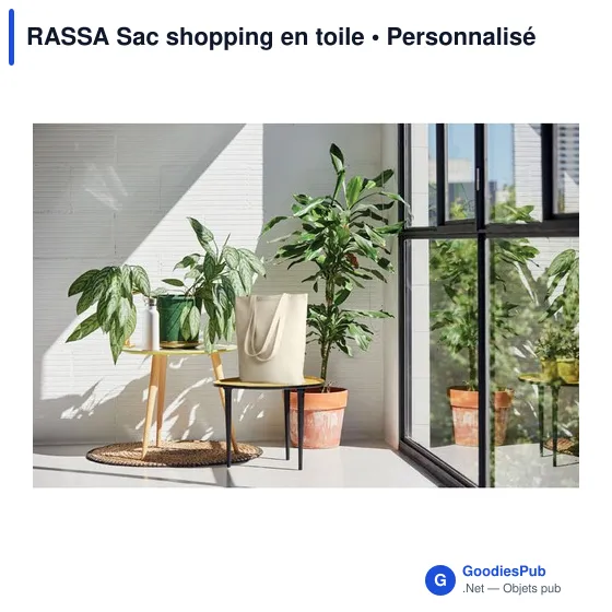 RASSA Sac shopping en toile - Image 5