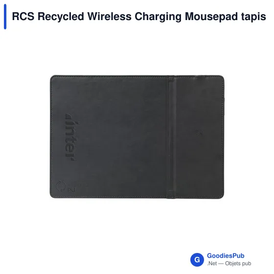 Tapis de souris personnalisable avec chargeur sans fil RCSavec logo - Image 7