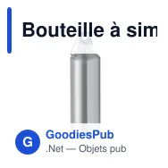 Bouteille à simple paroi personnalisable 1L avec logo - RE-ONE MOSS - Miniature 1