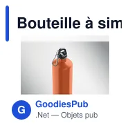 Bouteille à simple paroi personnalisable 1L avec logo - RE-ONE MOSS - Miniature 9