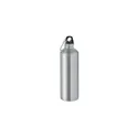 Variante argenté mat - Bouteille à simple paroi personnalisable 1L avec logo - RE-ONE MOSS
