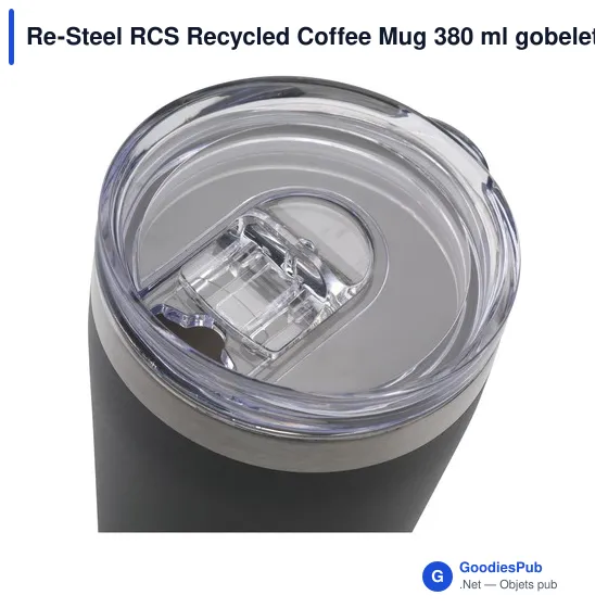 Gobelet isotherme personnalisable Re-Steel RCS avec logo - Image 2