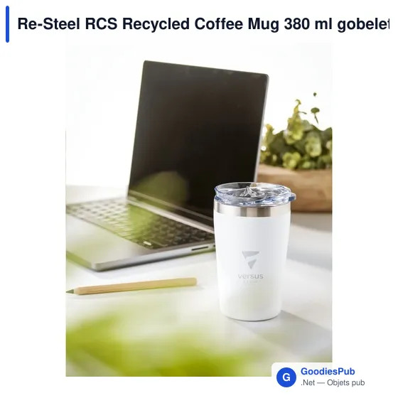 Gobelet isotherme personnalisable Re-Steel RCS avec logo - Image 12