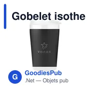 Gobelet isotherme personnalisable Re-Steel RCS avec logo - Miniature 7