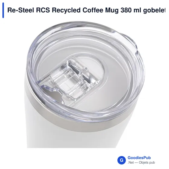Gobelet isotherme personnalisable Re-Steel RCS avec logo - Image 9