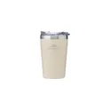 Variante beige - Gobelet isotherme personnalisable Re-Steel RCS avec logo