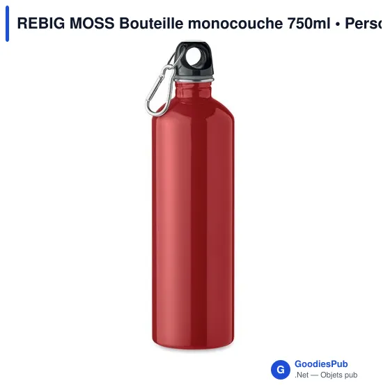 REBIG MOSS Bouteille monocouche 750ml - Image 1