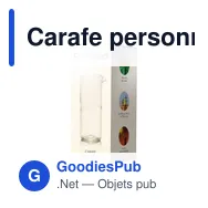 Carafe personnalisable Rebottled® 600 ml avec logo - Miniature 3