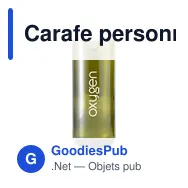 Carafe personnalisable Rebottled® 600 ml avec logo - Miniature 6