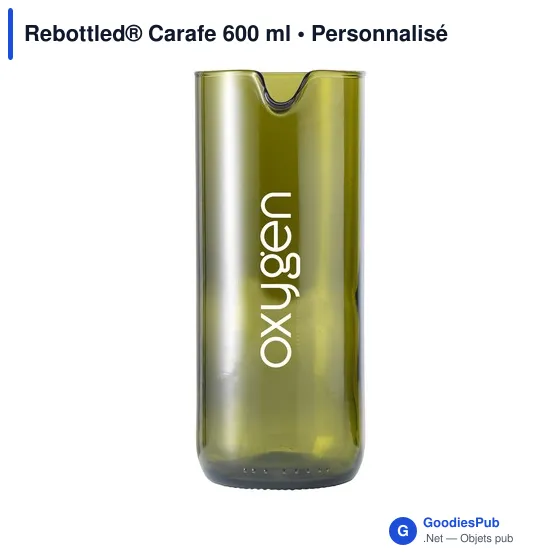 Carafe personnalisable Rebottled® 600 ml avec logo - Image 6